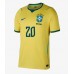 Pánský Fotbalový dres Brazílie Lucas Paqueta #20 MS 2026 Domácí Krátký Rukáv
